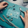 thumbnail image 5 of 2pcs Bead Measuring Ruler Acrylic Measuring Tool Bead Size Chart Board Clear Circle Template Multi-Function Geometric Stencil Rulers for Beads Stones Gem Diamond 2/4/6/8/10/12/14/16/18mm, 5 of 6