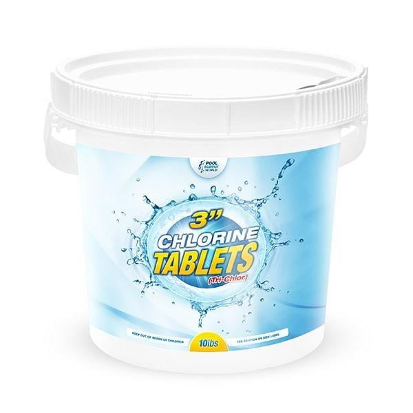 3in. Chlorine Tablets 10lb Bucket (Tri Chlor) CVTLST010