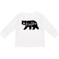 thumbnail image 3 of Inktastic Montana Black Bear Silhouette Boys or Girls Long Sleeve Toddler T-Shirt, 3 of 5