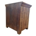 thumbnail image 3 of Troy Solid Wood 2 Drawer Nightstand in Brown, 3 of 3