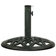 thumbnail image 3 of vidaXL White Round Cast Iron Patio Umbrella Bases, Adjustable Height, 3 of 25