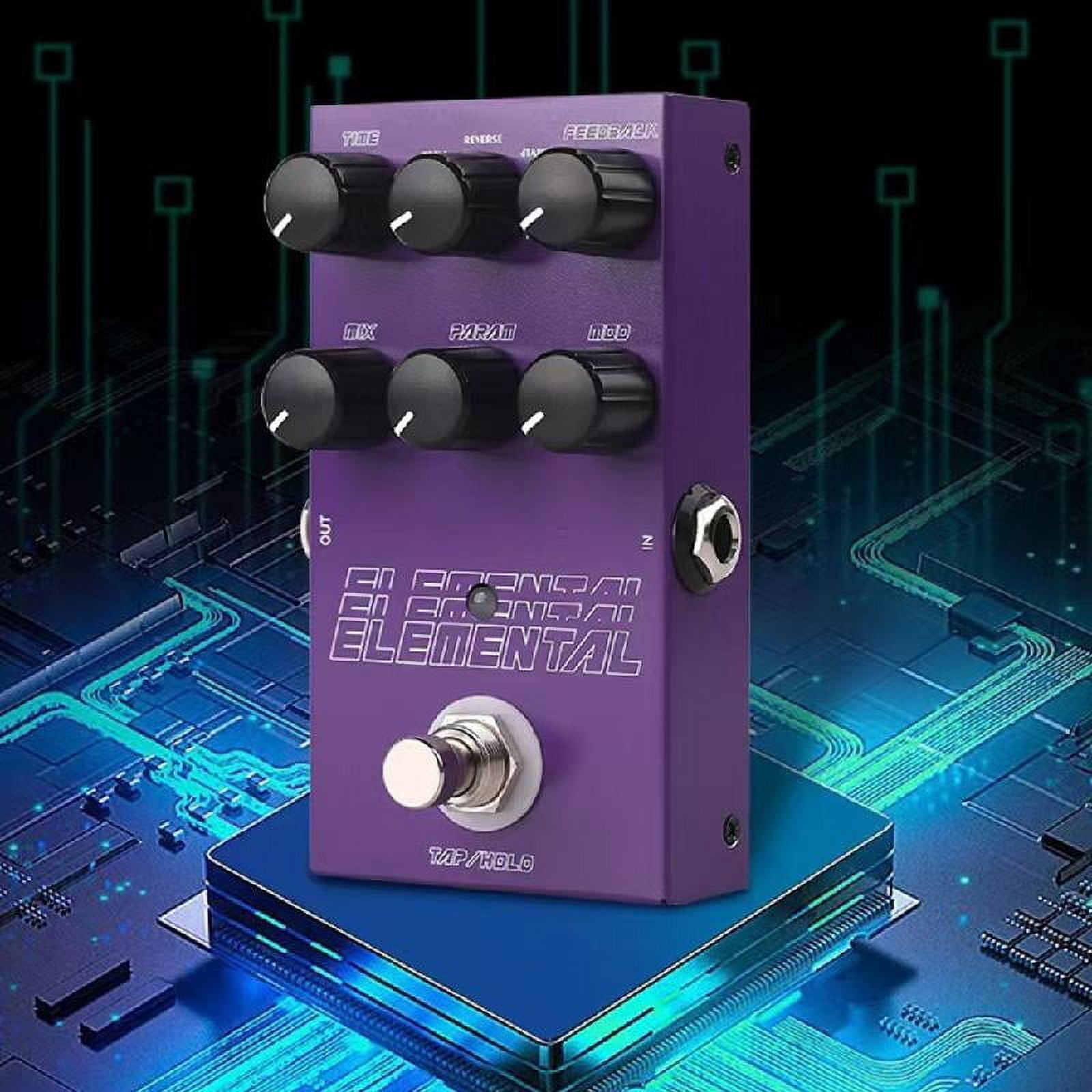 Zeiwohndc Electric Bass Guitar Effect Pedal with 9 Different Delay Effects Enduring