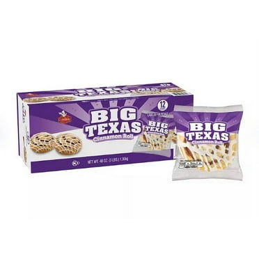 Cloverhill Bakery Big Texas Cinnamon Roll, 4 oz, 12/Carton 790027