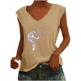 thumbnail image 1 of Birdeem T-Shirts à Col en V pour Femmes Mode Confortable Blouses Féminines Hauts, 1 of 6