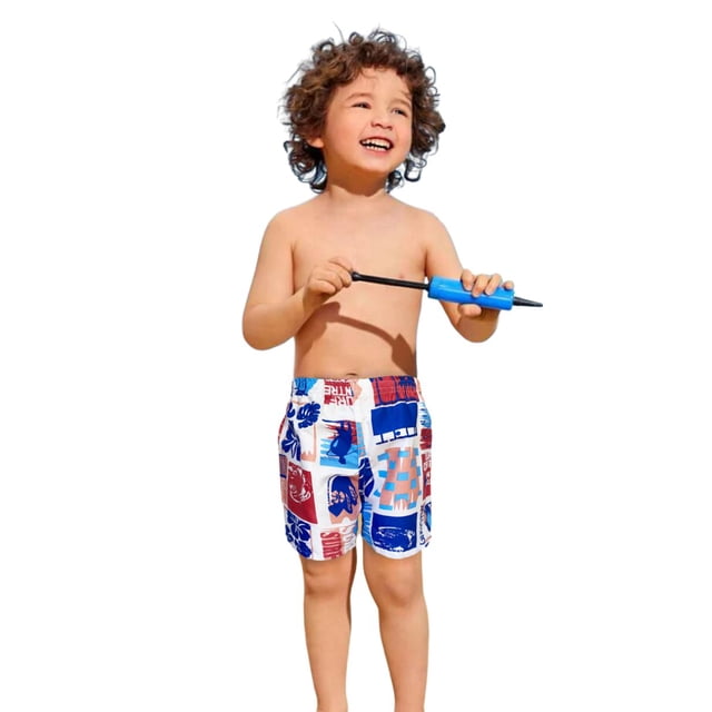 Short Duradero Niño Bermuda Casual Verano Playa Alberca Color