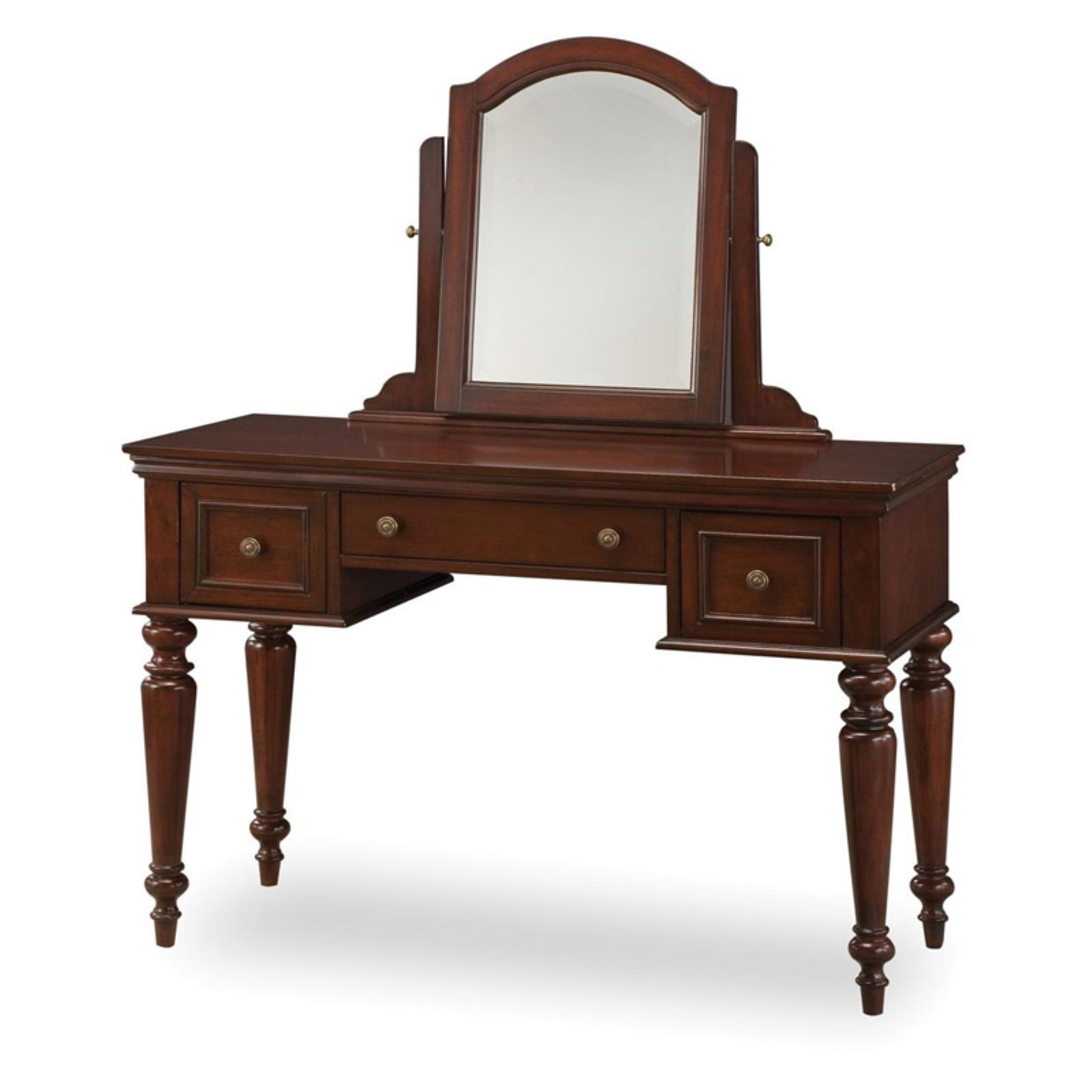 Home Styles Lafayette Vanity Table Mirror And Bench Cherry