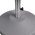 US Weight 80 Pound Free Standing Umbrella Base Grey