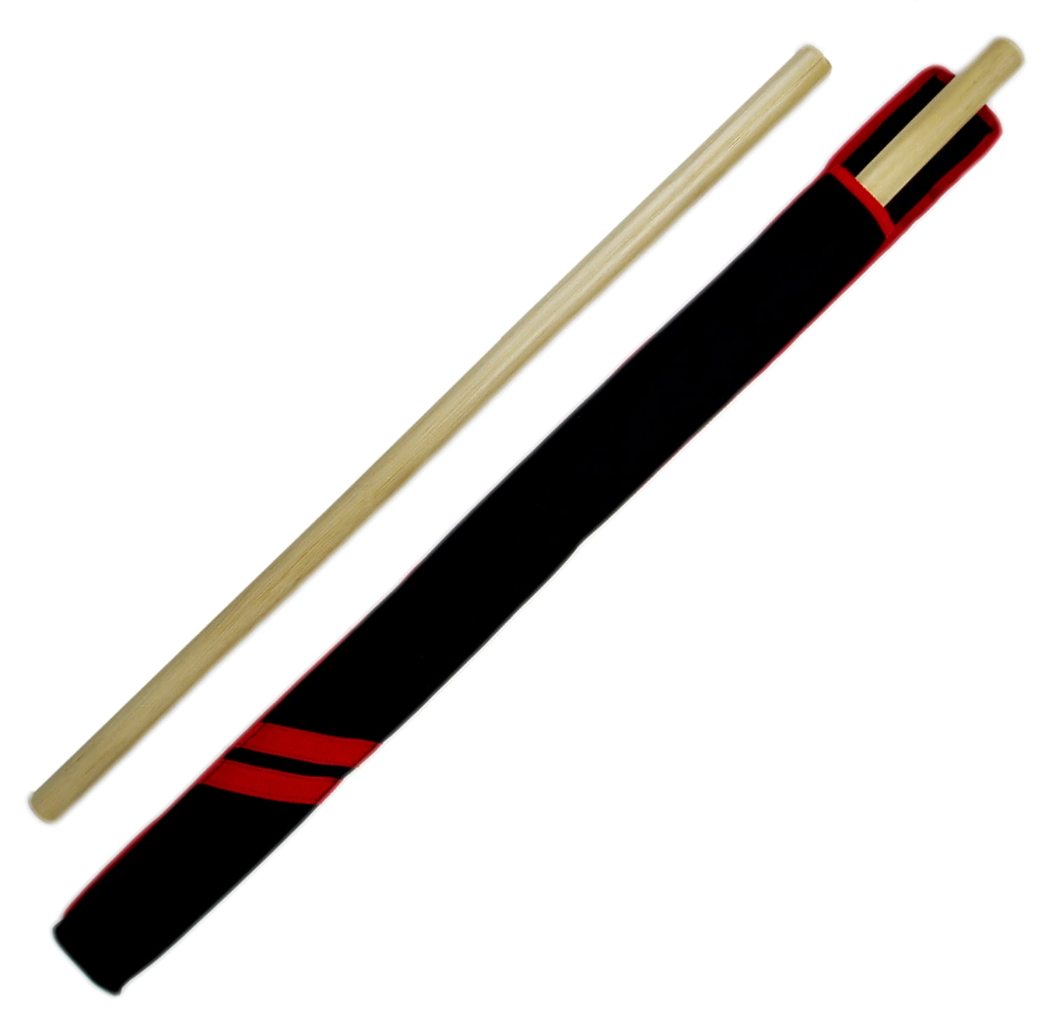 Pair Foam Padded Training Escrima Stick with Free Carry Case Bag 