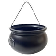 thumbnail image 4 of Halloween Candy Bowl Holder | Witches Cauldron Pot With Handle | Trick or Treat Candy Container | Large Plastic Cauldron for Halloween Party Decorations and Costume Props, 4 of 8