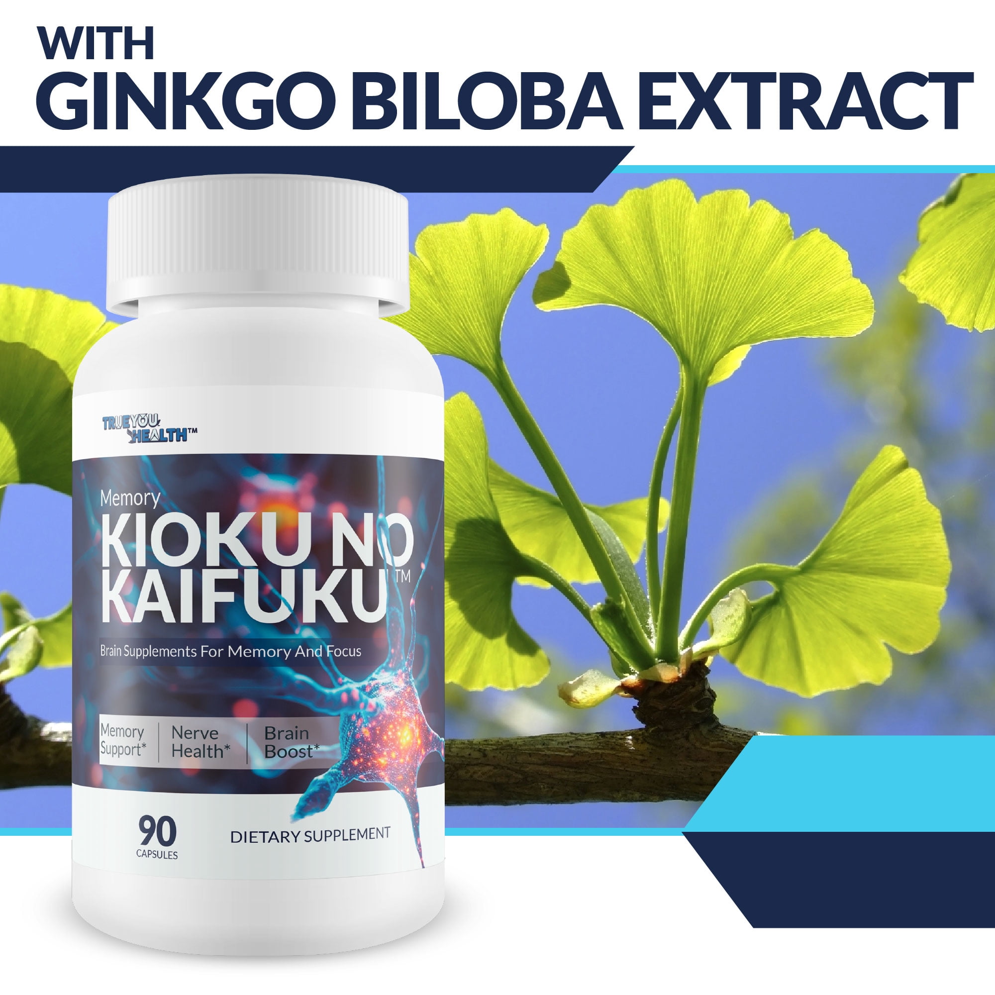 Memory Kioku No Kaifuku - Our Best Brain Supplements for Memory and Focus - Brain Booster Supplement - Improved Neuro Power Iron Brain Formula - Memo Boost Brain Honey Trick