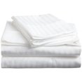 thumbnail image 1 of 400 Thread Count Egyptian Cotton King Sheet Set Stripe  White, 1 of 2