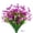 #1 Hot Pink【2x Artificial Flowers】, variant on Artificial Calla Lily Bouquet, Artificial Plastic Flowers for Outdoor Garden, Home Tabletop Floral Arrangement, Indoor Porch Decor Flowers, 2 Pcs, SouMaox