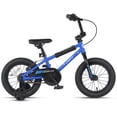 thumbnail image 3 of Glerc 14 Inch Little Kids Bike BMX Style Bicycle with Training Wheels Coaster Brake for 3 4 5 Years Old Boys Girls, Blue, 3 of 10