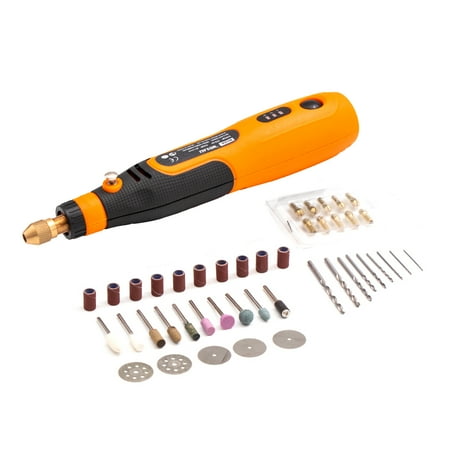 

Walmeck 46pcs 3. Electric Grinder Set USB Rechargeable Grinding Pen Mini Portable Electric Drill Pen 3-Speed with Multiple Attachments for Carving Grinding Engraving Drilling
