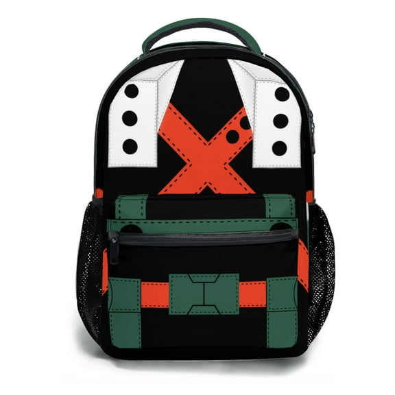 Anime Backpack 17 Inch Cartoon Anime Backpack Large Capacity Daily Commuter