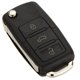 thumbnail image 4 of 2 fundas de repuesto para control remoto sin llave de 2 botones, fundas para llave de control remoto de vehículo plegables para, 4 of 5