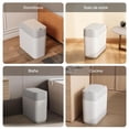 thumbnail image 4 of Bote de Basura Cocina Ba&ntilde;o,12L/3.2 Gal&oacute;n Inteligente Grande sin Contacto,Tapa Deslizante Autom&aacute;tica,Adsorci&oacute;n Autom&aacute;tica de Bolsas de Basura,para, 4 of 9