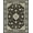 Black, variant on ODIKA 4' x 6' Machine Washable Non-Slip Area Rug, Middle Eastern Butterfly High Traffic Rug, Green, 5326
