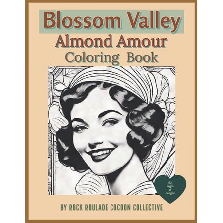 Blossom Vally Almond Amour: Coloring Book (Paperback)