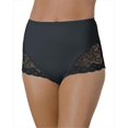 thumbnail image 1 of Hanes X054 Bali Moderate Control Lace Leg Brief 2-Pack Extra Large 2 Black, 1 of 4