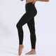 thumbnail image 3 of Leggings de forro polar negro Fixget para mujer, con bolsillos laterales y forro polar L, 3 of 9