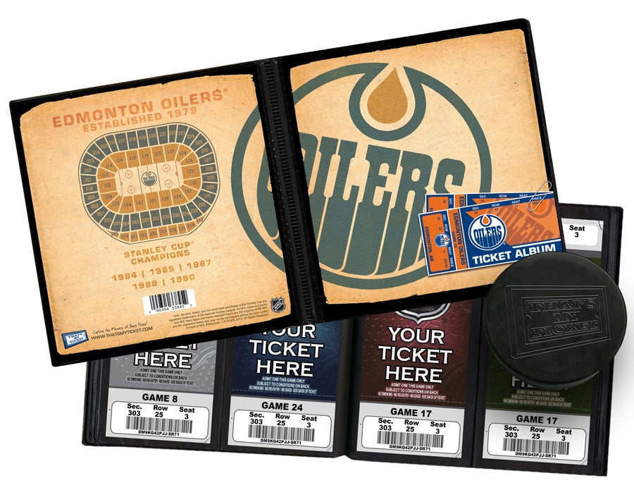 Edmonton Oilers Ticket Album
