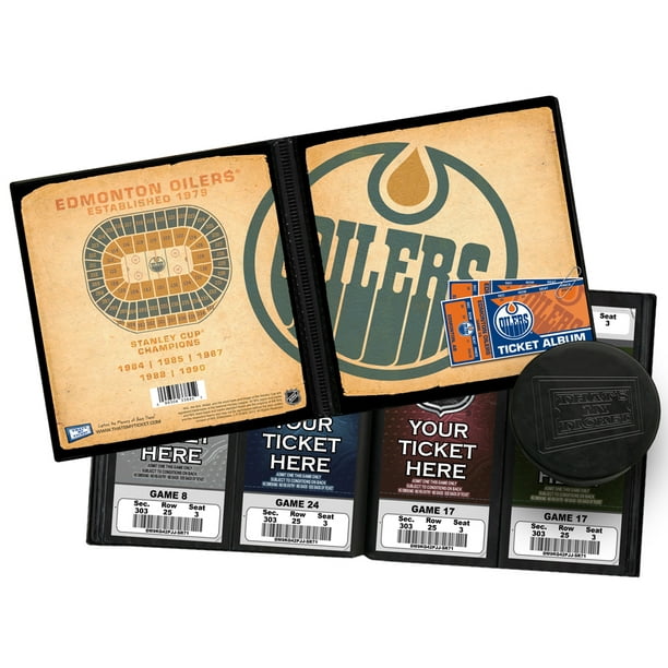 Edmonton Oilers Ticket Album