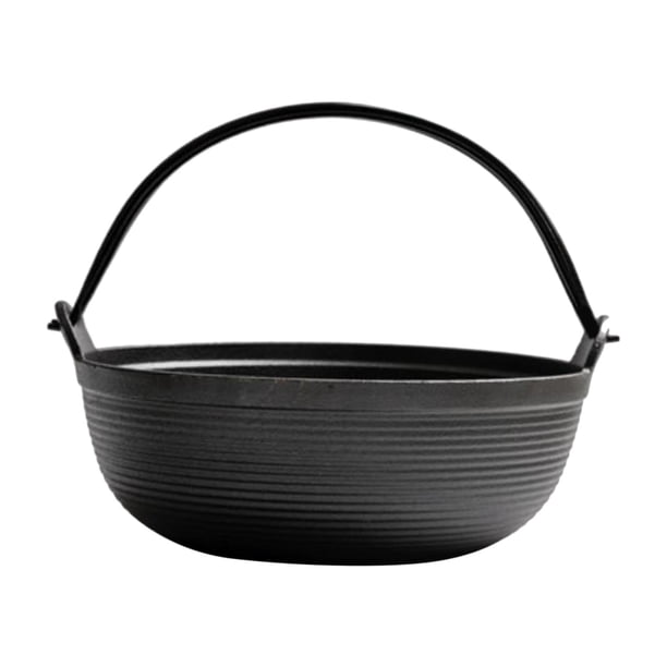 Olla de hierro fundido para horno holandés, antiadherente con , vajilla, utensilios para Picnic, fogata, , viaje, mochilero 1Mango20cmx8cmx12cm BLESIY Utensilios de cocina para campamento