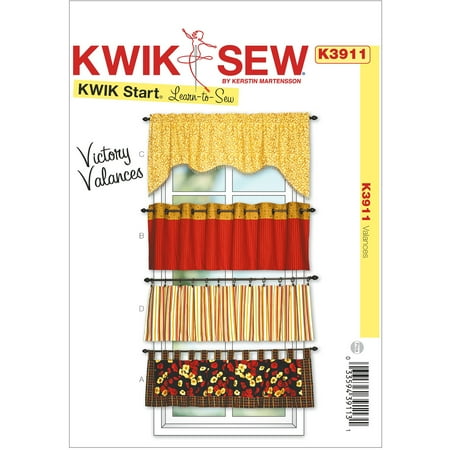 Kwik Sew Pattern Victory Valances