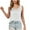 White, variant on aidice Women's Satin Silk Tank Tops Sleeveless Crew Neck Tanks Loose Comfy Summer Daily Casual Tops Solid Color