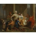 thumbnail image 3 of Anonymous 14x12 Black Modern Framed Museum Art Print Titled - Achilles Discovered Among the Daughters of Lycomedes, 3 of 5
