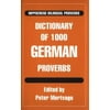 Dictionary of 1000 German Proverbs, Used [Paperback]