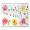 thumbnail image 1 of Vintage Rose Mouse Pad, Repetitive Watercolor Floral Illustration, Rectangle Non-Slip Rubber Mousepad, Multicolor, by Ambesonne, 1 of 2