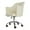White, variant on Impressions Vanity Coco Quilted Velvet Makeup Desk Chair with Wheels and Adjustable Height (Pink Crushed Velvet)