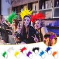 thumbnail image 1 of Diadema de Plumas Estilo Retro onlyliua para Carnaval Tocado Elegante, 1 of 2