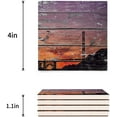 thumbnail image 3 of FMSHPON Golden Gate Bridge Set of 4 Coaster for Drinks, Absorbent Ceramic Stone Coasters Cup Mat with Cork Base for Home Kitchen Room Coffee Table Bar Decor, 3 of 4