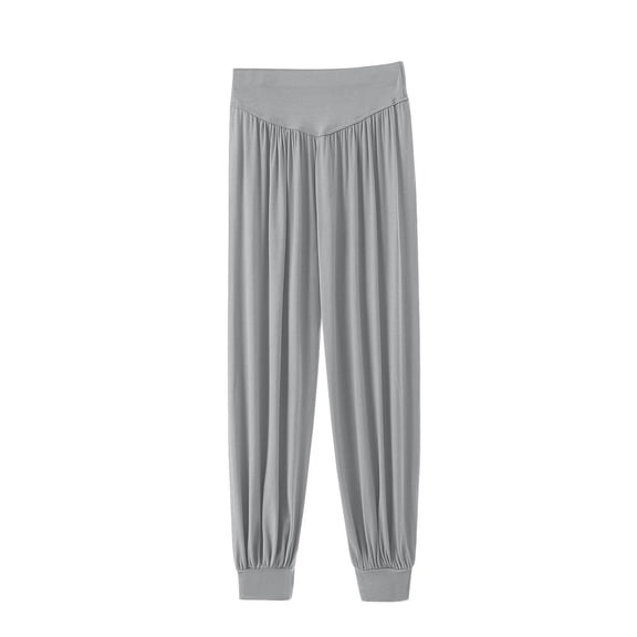 ABATAB Yoga Pants Women Lightweight High Waisted Soft Tapered Leg Trousers Comfortable Summer Lounge Pants Sleepwear