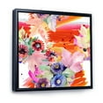 thumbnail image 4 of Wildflowers and Vibrant Wild Spring Leaves VII 36 in x 36 in Framed Painting Canvas Art Print, by Designart, 4 of 5