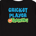 thumbnail image 4 of Inktastic Cricket player in training Boys or Girls Long Sleeve Toddler T-Shirt, 4 of 5