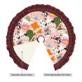 thumbnail image 2 of Pofeuu Cartoon Halloween Print Christmas Tree Skirt Tree Skirt Ornaments Soft Plush Christmas Tree Mat for Decorations Holiday Party Indoor Outdoor-, 2 of 6
