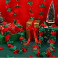 thumbnail image 3 of Garland JUNEBRUSHS 24 unidades de leis navideñas de 100 cm, color rojo y verde, 3 of 7