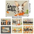 thumbnail image 4 of CoreLiving Easter Bunny Outdoor Mat Spring Welcome Doormat, Non Slip Indoor Entrance Rug, Heavy Duty Low Profile Mat for Front Door Patio Porch Decor 16"x24", 4 of 7