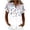 D-White, variant on Independence Day Womens Tops Red White Blue Collared Short Sleeve Button Down Shirts for Women Patriotic Casual Summer Tops B-Red