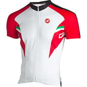 Castelli Prima Cycling Jersey - Men's White/Black/Red, S