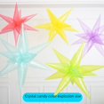 thumbnail image 5 of Globo decorativo plegable transparente con temática de arcoíris o sirena bajo el mar para decoración de fiestas, globos con temática de Frozen que no pueden flotar con helio, 5 of 5