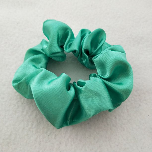 Anillo para el cabello de satén de 60 colores de color sólido Anillo para el cabello de satén de 204 colores Anillo para el cabello de intestino grueso Flor