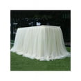 thumbnail image 2 of Tutu Tulle Table Skirt Tableware Table Cloth Cover Home Wedding Party Decor, 2 of 2