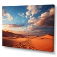 thumbnail image 2 of Designart "Delicate Drips Sapphire Seahorse wall art II" Landscapes Canvas Print, 2 of 5