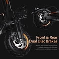 thumbnail image 4 of Electric Scooter for Adults with 48V 15Ah Battery, 31-Mile Rangel, 1200W Motor, 11" Tires for City and Off-Road, 4 of 11