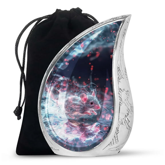 Mystical Mouse Large Urns for Human Ashes Adult, Urn for Ashes Adult Male - Cremation Urns for Human Ashes Adult Female - Funeral Urns for Ashes - Human Cremation Urns Large Adult 10 Inch